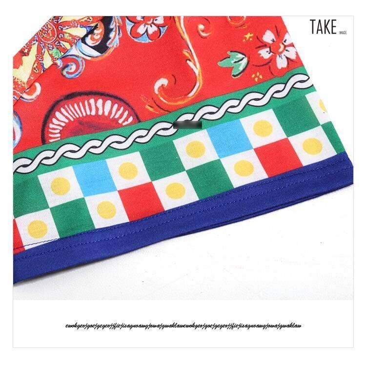 New Fashion Style Floral Printed Beach Dress Fashion Nova Clothing